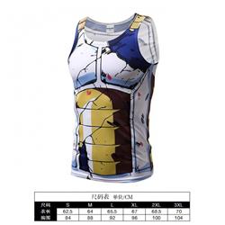 Dragon Ball Cartoon Print Muscle Vest Men's Sports T-Shirt 6 sizes from S to 3XL AF864