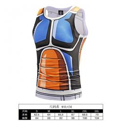 Dragon Ball Cartoon Print Muscle Vest Men's Sports T-Shirt 6 sizes from S to 3XL BX008