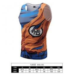 Dragon Ball Cartoon Print Muscle Vest Men's Sports T-Shirt