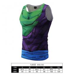 Dragon Ball Cartoon Print Muscle Vest Men's Sports T-Shirt 