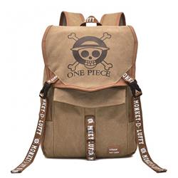 One Piece Anime PU Canvas Backpack 43X32X13CM 0.81KG