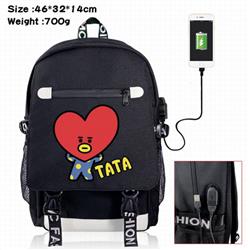 BTS-9A Black Color data cable Backpack