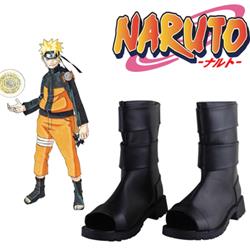 Naruto Shippuden Uzumaki Naruto Black Ninja Shoes Anime Cosplay Accessory 36-43 yards