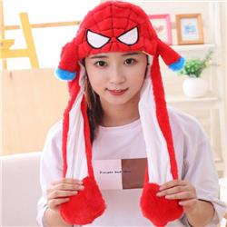 Spiderman Cartoon anime Rabbit ear hat Pinching the ear will move Non-illuminated version price for 3 pcs
