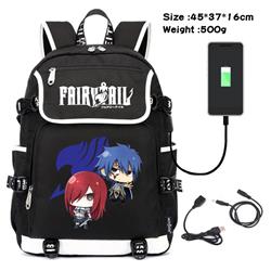 fairy tail usb school bag