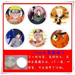 Naruto Mirror 75mm 6 pcs