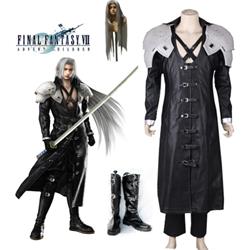 Final Fantasy VII:Advent Children Sephiroth Shin'Ra Hero Uniform Game Cosplay Costume XXS XS S M L XL XXL XXXL 7 days prepare