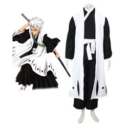 Bleach Gotei Thirteen Tōshirō Hitsugaya Captain of the 10th Division Soul Reaper Kimono Cosplay Costumes XXS XS S M L XL XXL XXXL 7 days prepare