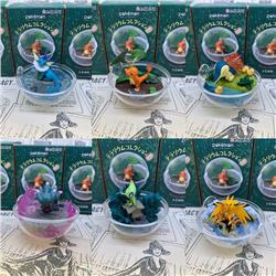 Pokemon a set of six Boxed Figure Decoration Model