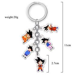 dragon ball anime double side acrylic keychain