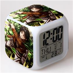 attack on titan anime led clock