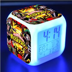 my hero academia anime led clock