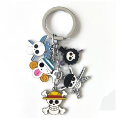 one piece anime keychain