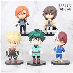 My Hero Academia a set of five Bagged Figure Decoration Model 10CM 0.36KG