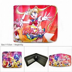Salior Moon Short color picture two fold wallet-HK-541