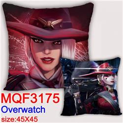 Overwatch Double-sided full color pillow dragon ball 45X45CM MQF 3175