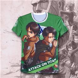 attack on titan anime tshirt 2xs to 5xl
