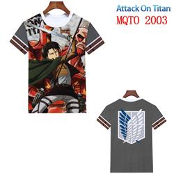 attack on titan anime 3d printed tshirt 2xs to 5xl