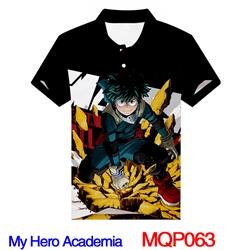 my hero academia anime 3d printed tshirt M to 3xl