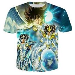saint seiya anime 3d printed tshirt 2xs to 4xl