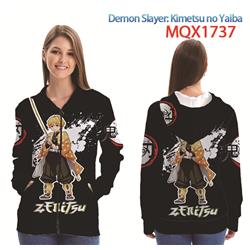 demon slayer anime 3d printed hoodie 2xs to 4xl