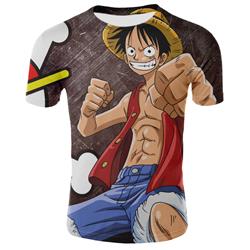 one piece anime 3d printed tshirt 2xs to 4xl