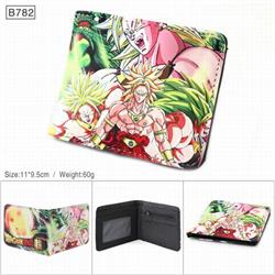 Wallet Dragon Ball Full color PU twill two fold short wallet 11X9.5CM 60G-B782