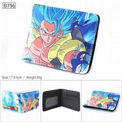 Dragon Ball Full color PU twill two fold short wallet 11X9.5CM 60G-B796