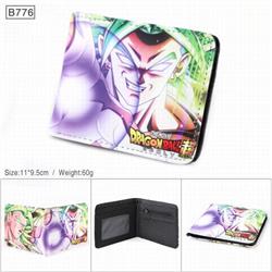 Dragon Ball Full color PU twill two fold short wallet 11X9.5CM 60G-B776
