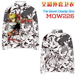 seven deadly sins anime 3d printed hoodie M to 3xl