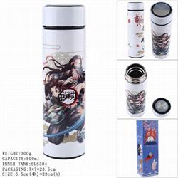 Demon Slayer Kimets Tanjirou and Nezuko Full Color vacuum Double layer 304 stainless steel Thermos Cup 500ML