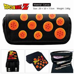 Dragon Ball Anime double layer multifunctional canvas pencil bag stationery box wallet 20X10X7.5CM 140G Style B
