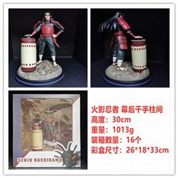 Naruto Senju Hashirama Boxed Figure Decoration Model 30CM 1013G a box of 16