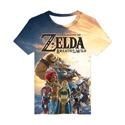 zelda anime 3d printed tshirt 2xs to 4xl