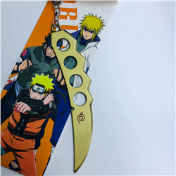 naruto anime weapon keychain