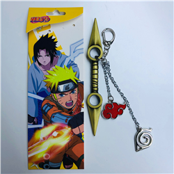 naruto anime weapon keychain