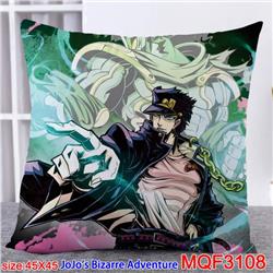 JoJos Bizarre Adventure Double-sided full color pillow dragon ball 45X45CM MQF 3108