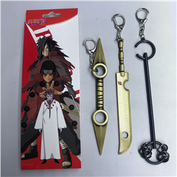 naruto anime weapon keychain