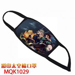 Demon Slayer Kimets Color printing Space cotton Mask price for 5 pcs MQK 1029