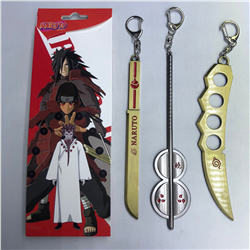 naruto anime weapon keychain