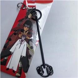 naruto anime weapon keychain