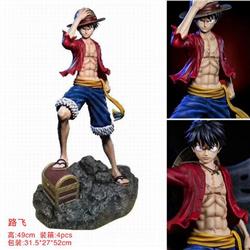 One Piece Monkey D. Luffy Boxed Figure Decoration Model Color box size:31.5x27x52cm a box of 4