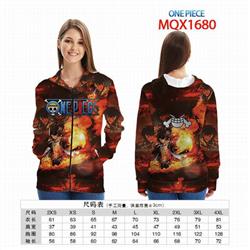 One Piece Full color zipper hooded Patch pocket Coat Hoodie 9 sizes from XXS to 4XL MQX 1680