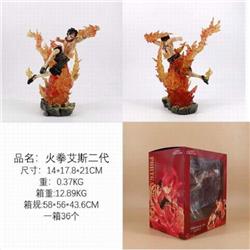 One Piece Portgas·D· Ace Boxed Figure Decoration Model 0.37KG Color box size:14X17.8X21CM a box of 36