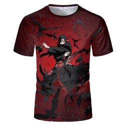 naruto anime 3d printed tshirt 2xs to 4xl