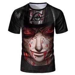 naruto anime 3d printed tshirt 2xs to 4xl