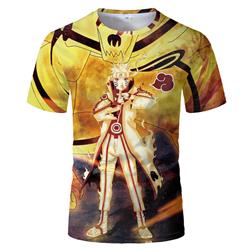 naruto anime 3d printed tshirt 2xs to 4xl