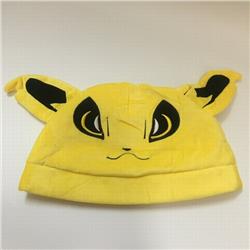 Pokemon Jolteon Cartoon plush cosplay warm hat 30X20CM 100G