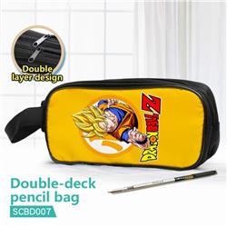 SCBD007-Dragon Ball Double waterproof pencil case 25X7X12CM