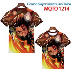 demon slayer anime 3d printed tshirt 2xs to 4xl